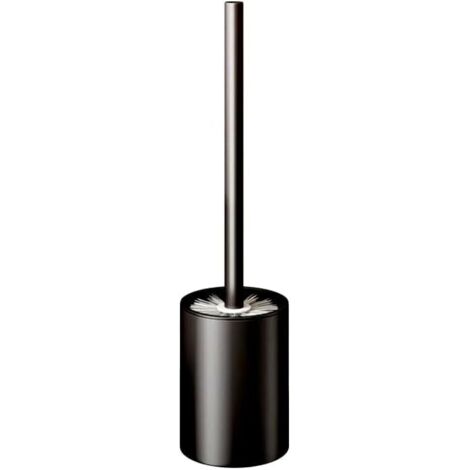 Ensemble brosse WC et déboucheur, brosses WC avec supports, accessoires de salle de bain, poils longs, rangement et organisation faciles, gain de place, pour un nettoyage en profondeur (1/5)