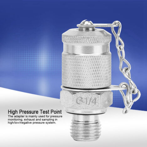 Adaptateur de raccord de tuyau G1/4-M16x2 Couplage de point de mesure haute pression de test hydraulique (1/5)
