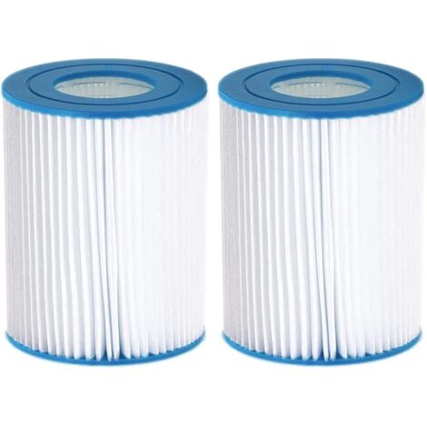 Cartouche de Filtre de Piscine de Type II, Cartouche filtrante pour bestway 58094 Filtre Pack, Pompes de Filtre Cartouche de Filtre de Remplacement Universel. (2 pièces) (1/5)