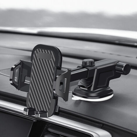 Support de téléphone portable pour voiture, ventouse de sortie d'air de voiture, support fixe de navigation de voiture multifonction universel (1/4)