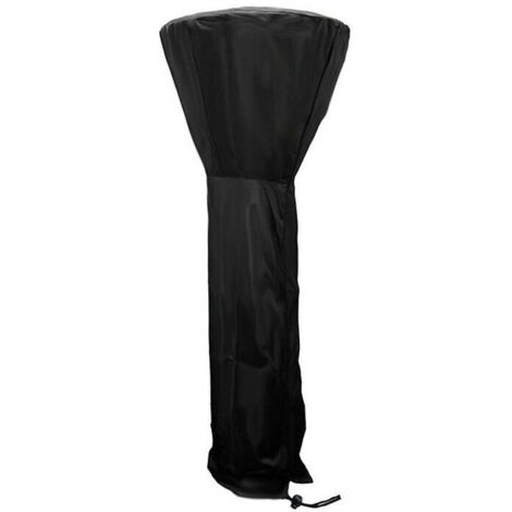 Housse de protection pour chauffage de jardin en tissu Oxford 210D noir (1/5)