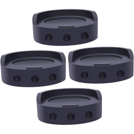 CSPARKV Lot de 4 Coussinets de Base pour Machine à Laver Amortissants - Coussinets Antidérapants pour Rehausseurs de Meubles (1/4)