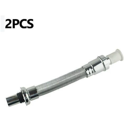 Tuyau d'évacuation, tuyau d'égout, tuyau d'évacuation de lavabo télescopique, tuyau d'alimentation en eau de robinet désodorisant flexible adapté à la salle de bain et à la cuisine (2 pièces) (1/4)