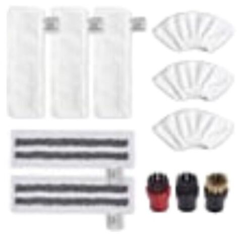Accessoire pour Karcher Easyfix SC2 SC3 SC4 SC5 Bonnettes Microfibre Lingettes Serpillière Chiffons Brosses à Buse Ronde pour Nettoyeur Vapeur Pièces de Rechange (1/4)