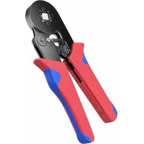 Enowelir Pince à sertir pour cosses électriques 0,25 mm² - 10 mm² Outil de sertissage pour électricien Pince a sertir auto-ajustable Outillage électrique (1/4)