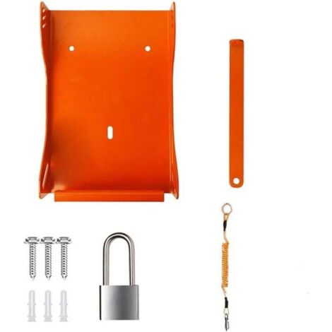 Support mural pour un rangement sûr de vos outils de soufflage essentiels, support pour souffleur BG-50, BG-56, BG-66, BG-86, support de souffleur portable, pour diverses utilisations en (1/4)