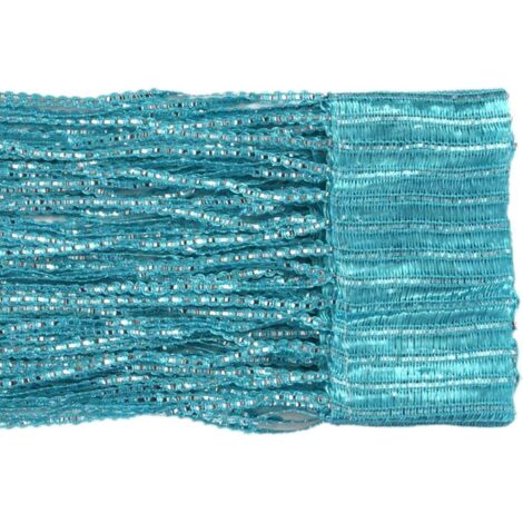 Rideaux à pompons 100 x 200 cm, cloisons à pompons, adaptés aux portes, fenêtres, maison, décoration, événements, décoration (couleur hu)