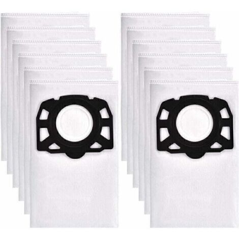 Ulisem 12 sacs aspirateur pour Karcher WD4 WD5 WD6, convient pour Karcher MV4, MV5, MV6 Aspirateur eau et poussière (1/4)