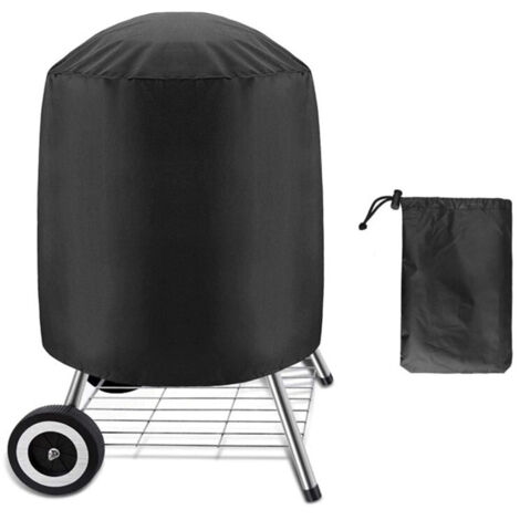Housse de barbecue 5877cm extérieure imperméable et robuste, résistante aux UV, pour barbecues Weber Char Broil, noir (1/5)