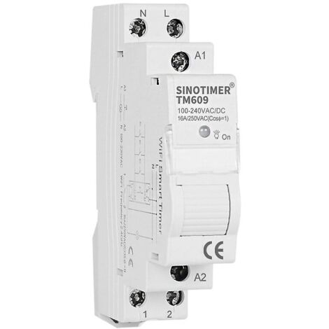 Ulisem 100 240v Ac/dc Wifi Smart Timer Switch 16a Télécommande par Tuya App (1/2)