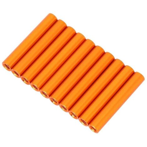 M3 x 30 Goujon d'assemblage, Entretoise Ronde De Colonne À Entretoise Tiges De Fixation De Goujon en Aluminium, Lot de 10 (1/4)