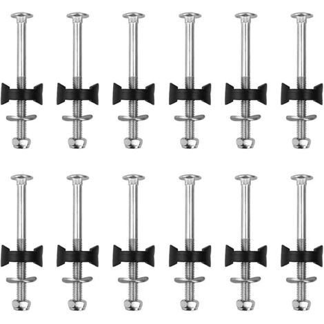 Lot de 12 vis de trampoline, fixation pour trampoline de jardin, acier galvanisé, pour grand trampoline et petit trampoline (1/5)