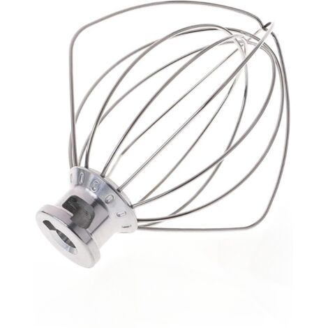 Fouet à Fils K45WW compatible pour KitchenAid KSM90 K45 KSM150 en Acier Inoxydable Fouet Mélangeur Planétaire pour œufs et gâteaux (taille 4.5QT / 4.3 L) (1/5)