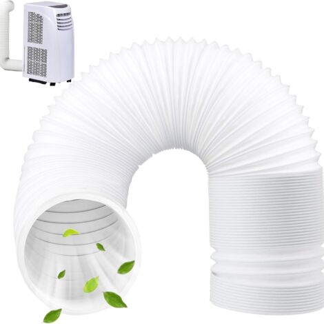 Ulisem Tuyau Climatiseur Mobile, Tuyau D'évacuation D'air En Pvc Flexible Tube De Ventilation Unive (1/5)