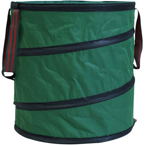 Ulisem Sac de ramassage de feuilles pliable rond de 10 L pour pelouse de jardin. (1/4)