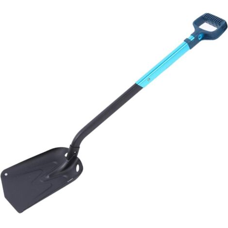 Pelle à neige, pelle à neige télescopique multifonctionnelle en alliage d'aluminium durable, déneigement extérieur et glace, pelle pliante à long manche amovible, outil de déneigement d'alpinisme et d (1/4)