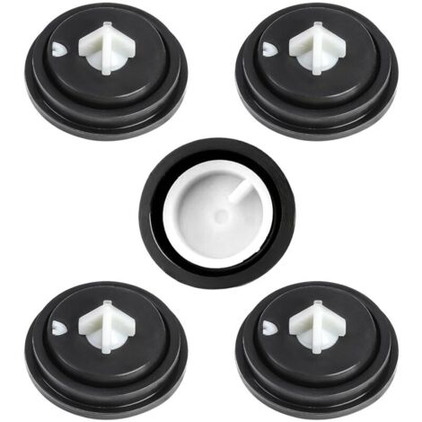 Ulisem Lot de 5 Rondelles de Diaphragme de Soupape, Membranes pour Robinet Flotteur, Réparation Facile de la Chasse d'Eau (1/4)