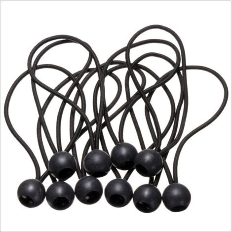 Ulisem 30pcs Tendeur Elastique, Tendeurs Elastique Caoutchouc avec Boule, pour Bâche,Pavillon,Tente,Rideaux,Grillage Jardin.Fixation de Bâche de Serre,Fixation de Bâche de Remorque. (1/5)
