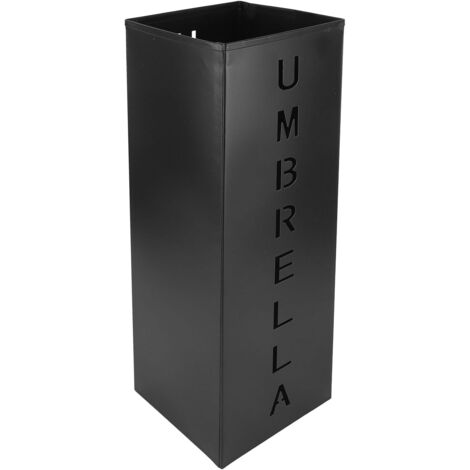 Porte-parapluie Seau à Parapluie, Porte-parapluie Noir en Métal Antirouille et Peu Encombrant pour Entrée - RWPorte-parapluie (1/5)