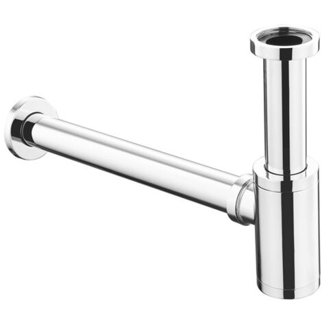 Laiton Siphon de Lavabo, Universel Syphon Design 1 1/4 x 32mm, Réglable Anti Odeur, Chromé - RWSiphon de lavabo (1/5)