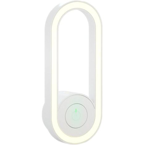 Ulisem Répulsif anti-moustiques électrique, anti-parasites pour la maison et la chambre à coucher, dernière conversion de fréquence, ultrasons avec veilleuse LED, veilleuse anti-moustiques-Blanc (1/4)