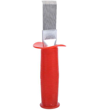 Peigne à Ailettes de Climatiseur en Acier Inoxydable, Peigne à Ailettes de Condenseur de Climatiseur Nettoyant pour Ailettes de Climatiseur Outils Manuels de Nettoyage Réparation (1/5)