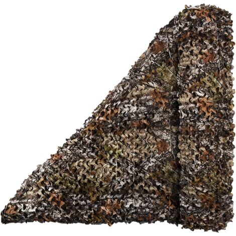 Shmshng – Voile d'ombrage en polyester résistant à la déchirure 1,5 x 2,5 m – Filet de camouflage anti-UV – Pour protection extérieure (1/5)
