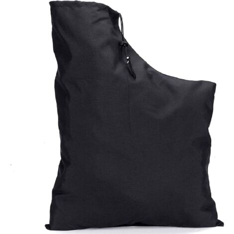Sac pour souffleur de feuilles, sac pour aspirateur, sac de collecte pour aspirateur de feuilles, sac pour aspirateur de feuilles avec fermeture éclair et cordon de serrage, Oxford imperméable(60 x 44