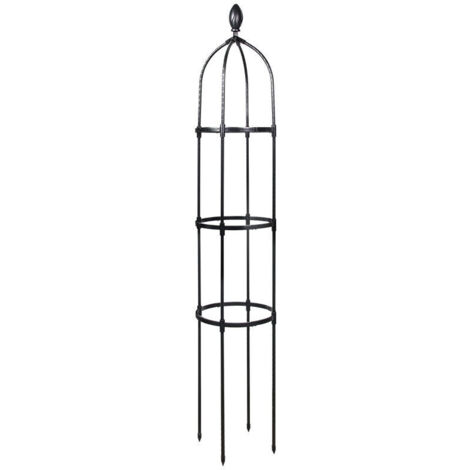 Tuteur de Jardin 145 cm Colonne rosiers Support pour Plantes grimpantes Ø 31.7 cm Obélisque de Jardin - RWTuteur pour végétaux (1/5)