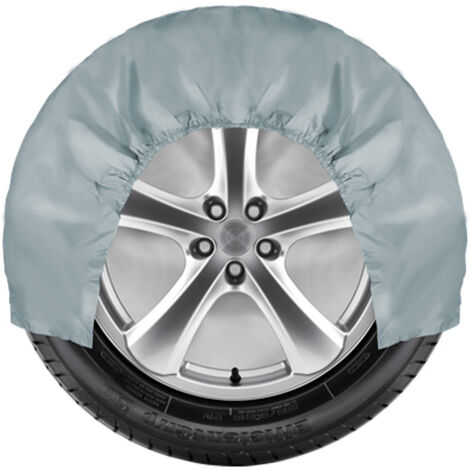 Housses de pneus Couverture de Roue 72 cm de diamètre,Secours Housse de Protection Hiver été Voiture Pneu Stockage Sacs véhicule Roue Protecteur Voiture Accessoires (Color : 1 Piece gri) (1/3)