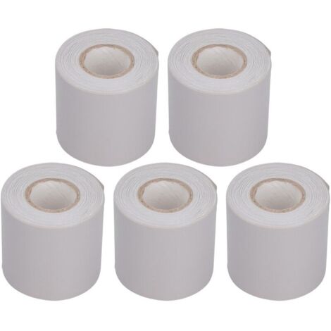 Ulisem Lot de 5 rubans d'étanchéité pour conduits de climatisation, tuyaux en cuivre, PVC, isolation pour climatiseur, ruban résistant à la traction, largeur 60 mm (1/4)