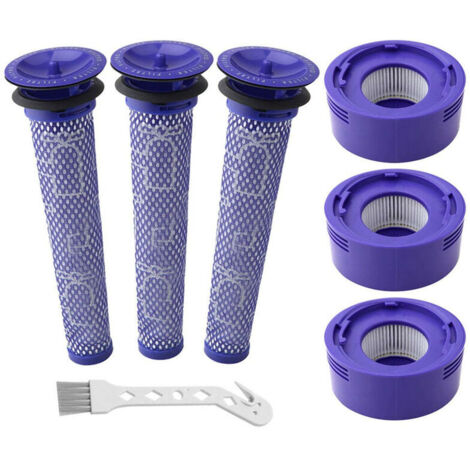 XVX Filtre de remplacement, filtre arrière moteur et filtre HEPA avant de remplacement pour aspirateur DYSON V7 V8 Dy - 96566101et 967478 - 01 (1/5)