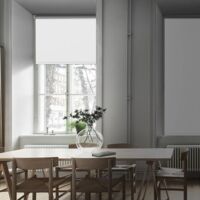 Store Enrouleur Occultant Électrique M100 HOMEDEMO 65x100 Cm Gris Foncé - Télécommande & Moteur