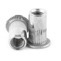 Écrou à rivet aveugle fileté à tête plate M3-M8, vis à écrou en acier inoxydable (M3)