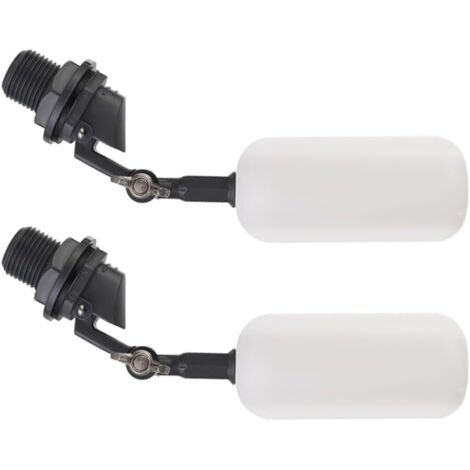 Valve à flotteur, injecteur pour système d'alimentation en eau automatique 1/2 pouce, flotteur de fontaine, abreuvoir pour bétail, 2 pièces (1/5)