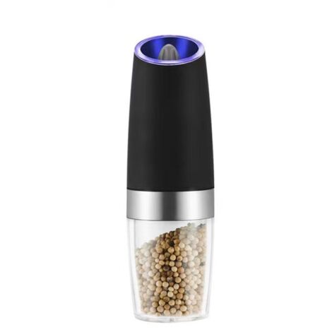 Ensemble de broyeurs électriques à gravité avec lumière LED, grain réglable, grande capacité, adapté à la cuisson au barbecue à domicile, 2 pièces. (1/5)
