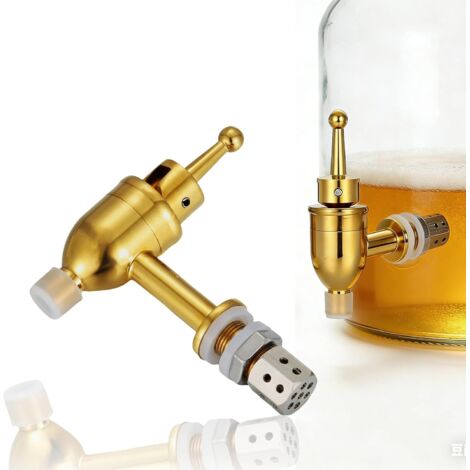 Deux robinets pour distributeur de boissons, robinets de remplacement pour ouvertures de 0,47 pouce, robinets en laiton. (1/5)