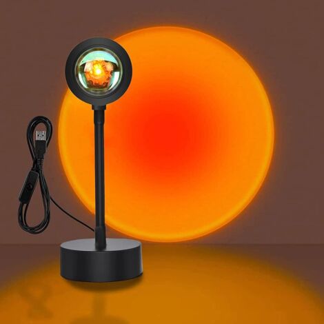 Projecteur de lumière de coucher de soleil avec télécommande, 16 couleurs changeantes, pôle souple, adapté à la photographie (1/5)