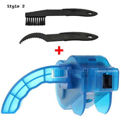 Nettoyant pour chaîne de vélo Nettoyer facilement les pièces de vélo Brosse de nettoyage Outil de nettoyage Ensemble sans eau (Ensemble de 3) (1/5)