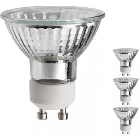 Ampoule halogène Quartz GU10 (paquet de 12), lampe halogène 220V 50W, ampoule GU10, lumière blanche chaude 2700K (1/5)