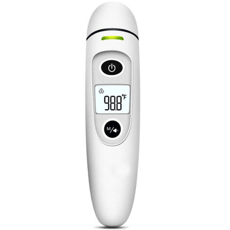 Thermomètre électronique, thermomètre portable, thermomètre médical, thermomètre frontal électronique, blanc (1/5)