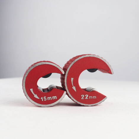 Coupe-tube en cuivre (pack de 2), mini coupe-tube pour petits espaces, diamètre de coupe maximum 15 mm et 22 mm