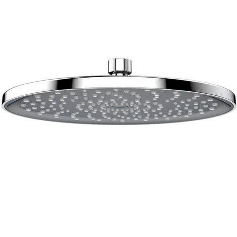 Pommeau de douche de tête électroplaqué de 25 cm (10 pouces), facile à nettoyer, large buse adaptée à la douche. (1/5)