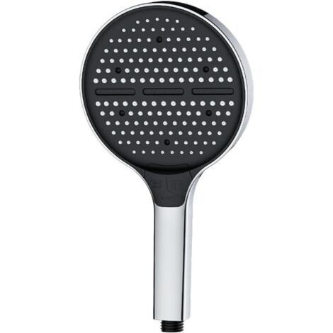 Panneau large de 150 mm, trois vitesses réglables, accessoires de salle de bain avec masseur de tête et filtre de douche portable (argenté) (1/5)