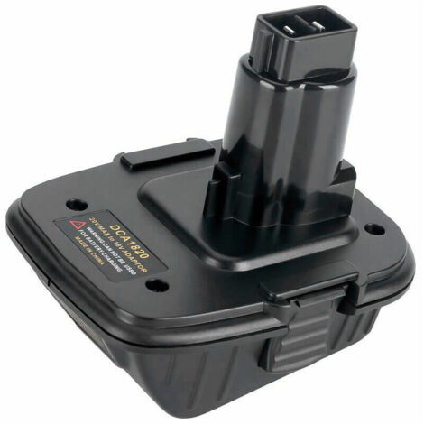 Transforme les batteries lithium 18V/20V en une perceuse à nickel et un adaptateur d'outil rechargeable pour les batteries DeWalt DCA1820 (1/5)