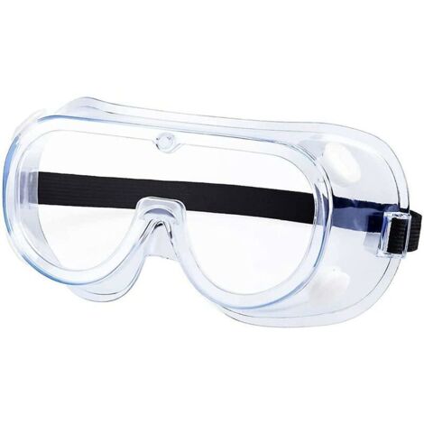Lunettes de sécurité  Lunettes de protection sur lunettes, anti-buée/vapeur/rayures Soft Crystal Clear Eye Protection - Parfait pour la construction, le bricolage, la cuisine, W (1/4)
