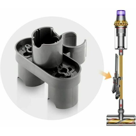 Support Mural pour Aspirateurs Dyson de Grande Taille V15 V11 V10 V8 V7 Convient à Différents Embouts de Brosse ou Buses Gris (1/5)
