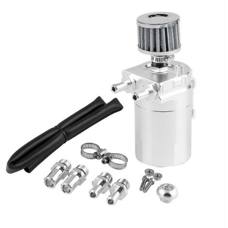 300ml réservoirs de capture d'huile universels réservoirs d'huile respirants en alliage d'aluminium réservoirs de stockage d'huile pièces de Modification de voiture (1/3)