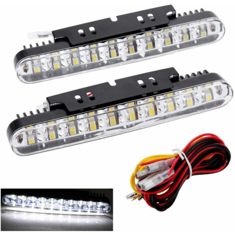 2pcs 30LEDs Car Daytime Running Light DRL Daytime Running Light with Turn Signal, Model No : 21 (1/5)