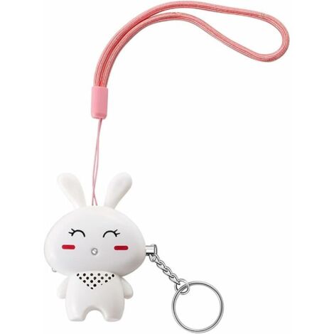 Alarme de sécurité personnelle, porte-clés d'alarme d'autodéfense de sécurité 130 décibels avec chargement USB, dispositif de protection d'alarme personnelle de sécurité de style dessin animé, adapté (1/5)